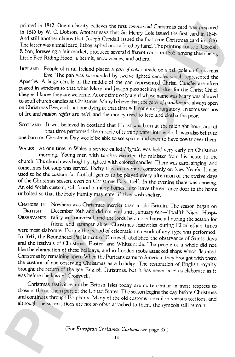 Christmas: Its Carols, Customs and Legends: Choral Book