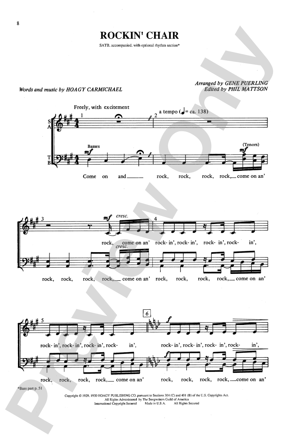 The Best of Gene Puerling: SATB Choral Book