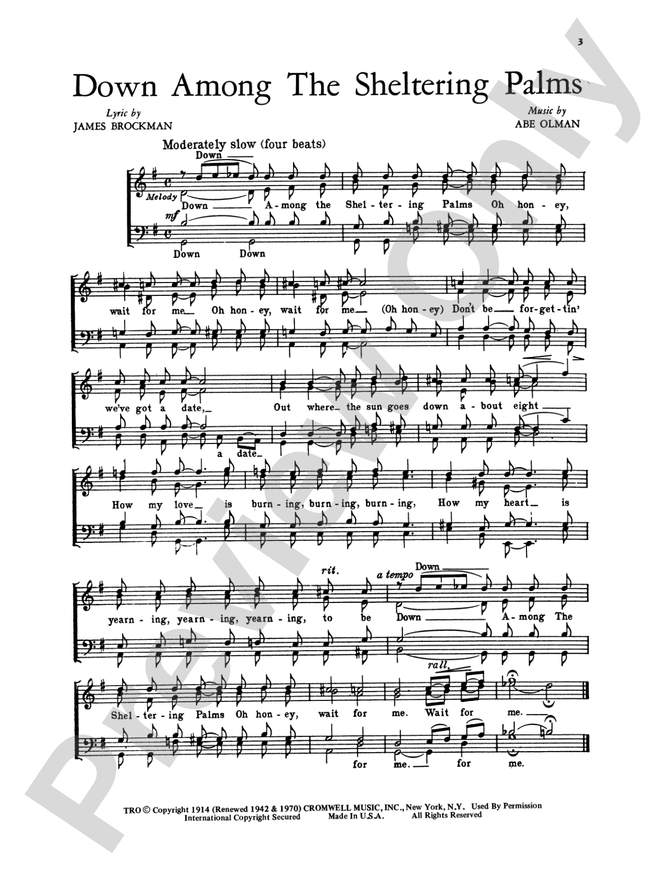 Barber Shop Memories, Number 1: Piano/Vocal/Chords Book