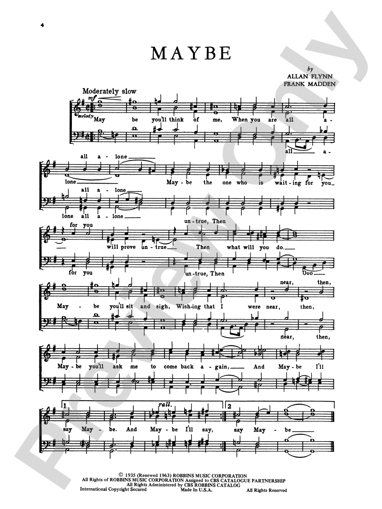 Barber Shop Memories, Number 1: Piano/Vocal/Chords Book