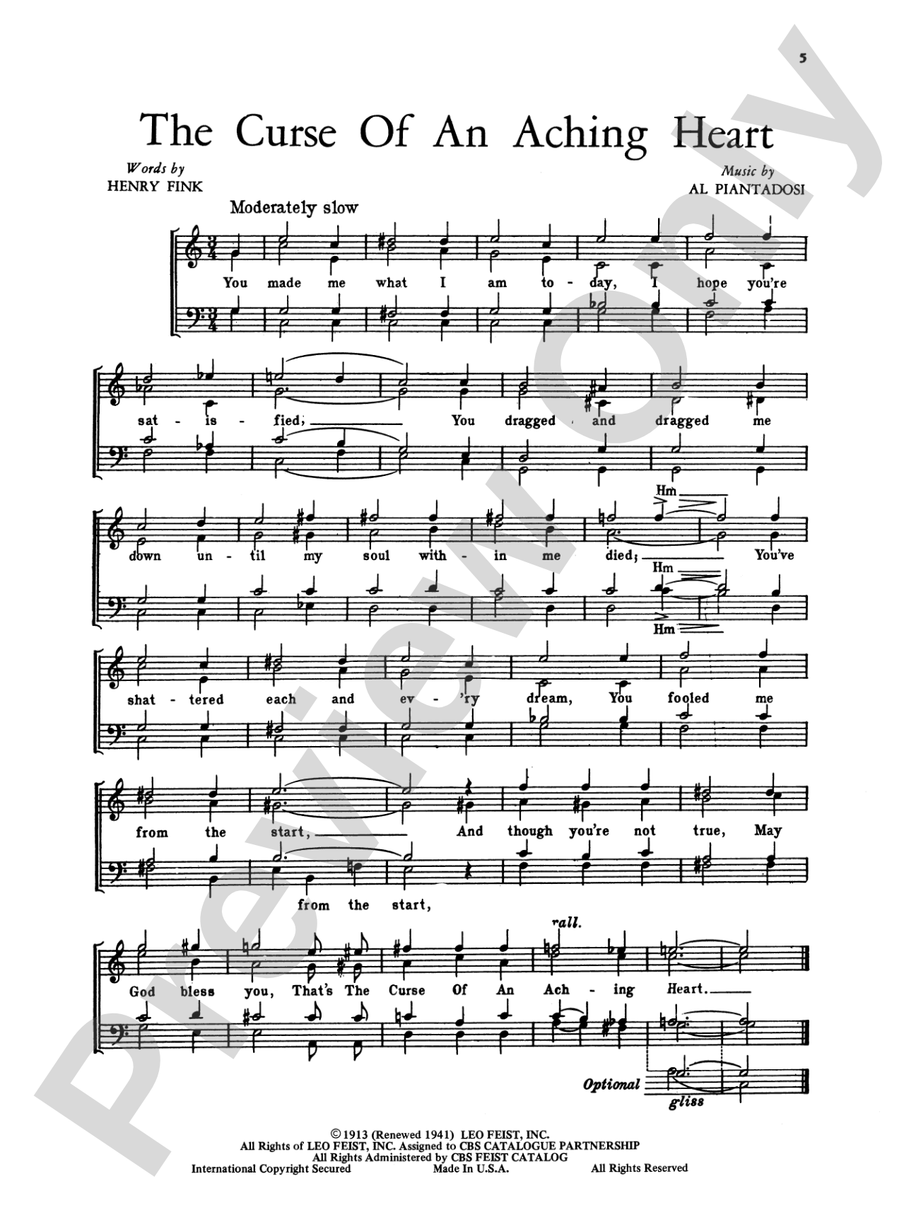 Barber Shop Memories, Number 1: Piano/Vocal/Chords Book
