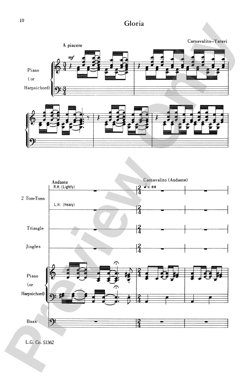 Misa Criolla: SATB (S) Choral