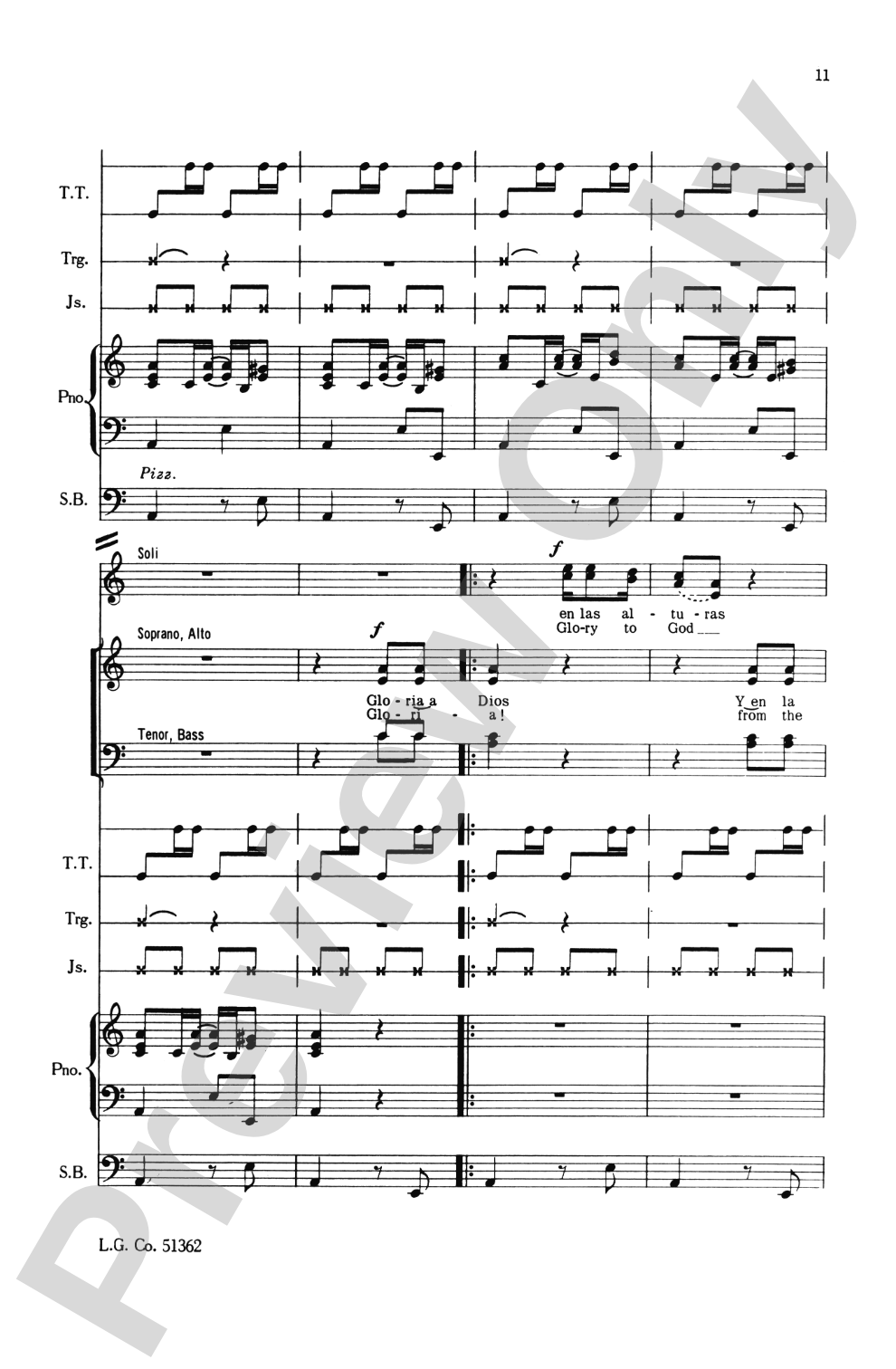 Misa Criolla: SATB (S) Choral