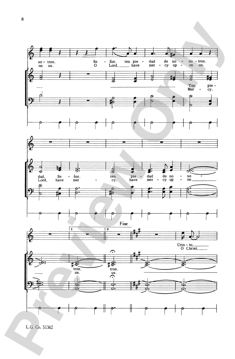 Misa Criolla: SATB (S) Choral