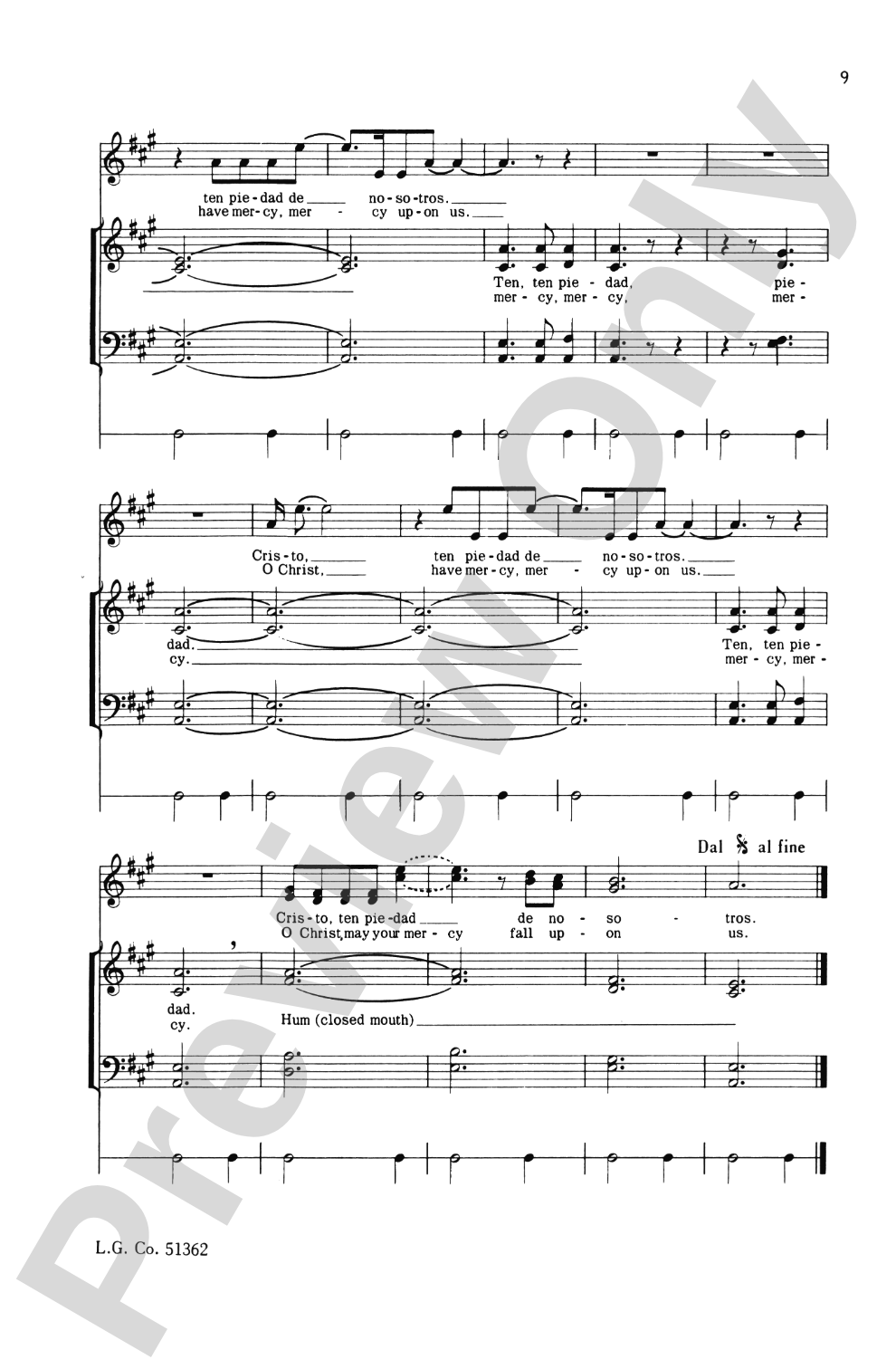 Misa Criolla: SATB (S) Choral