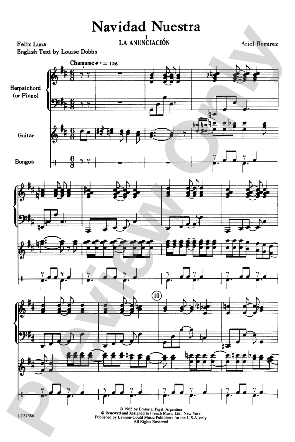 Navidad Nuestra: SATB Choral