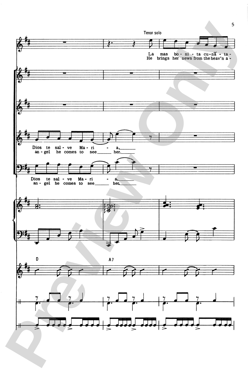 Navidad Nuestra: SATB Choral