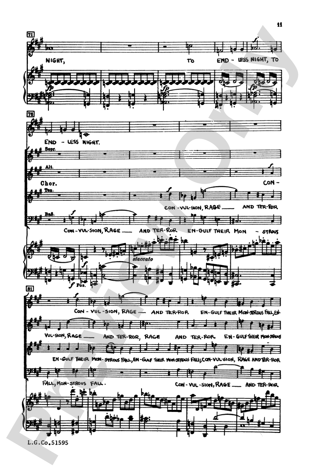 The Creation: SATB Choral Book