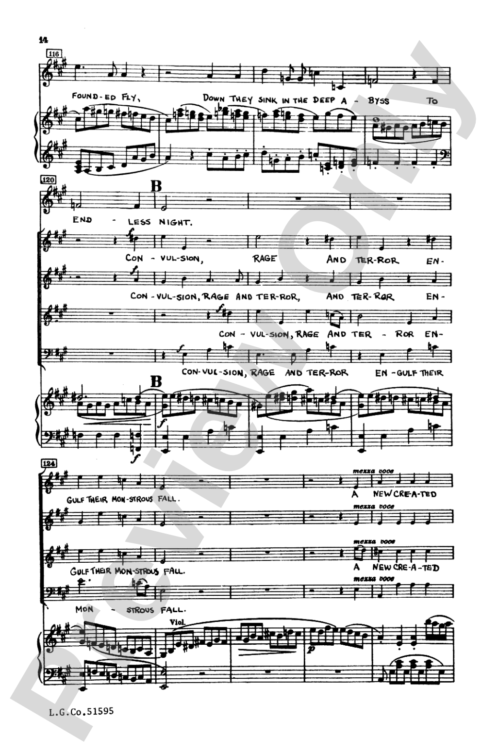 The Creation: SATB Choral Book