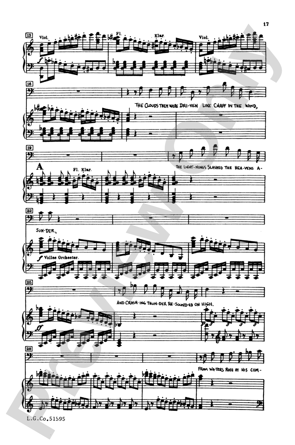 The Creation: SATB Choral Book