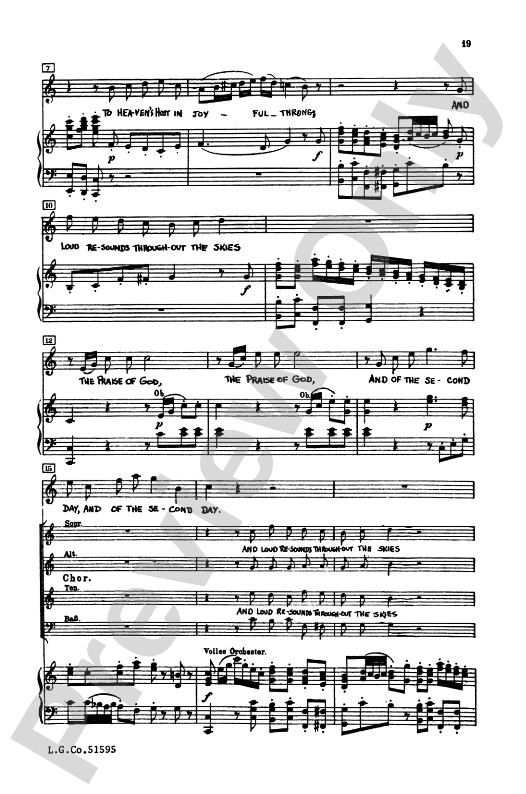 The Creation: SATB Choral Book