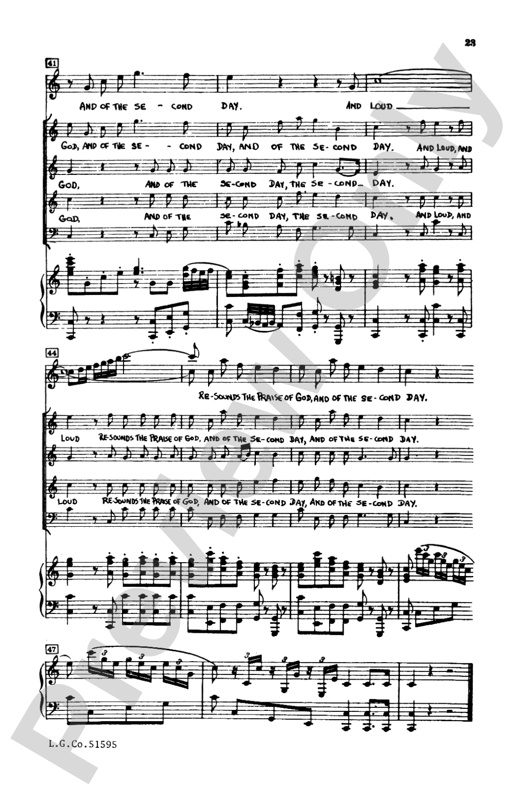 The Creation: SATB Choral Book