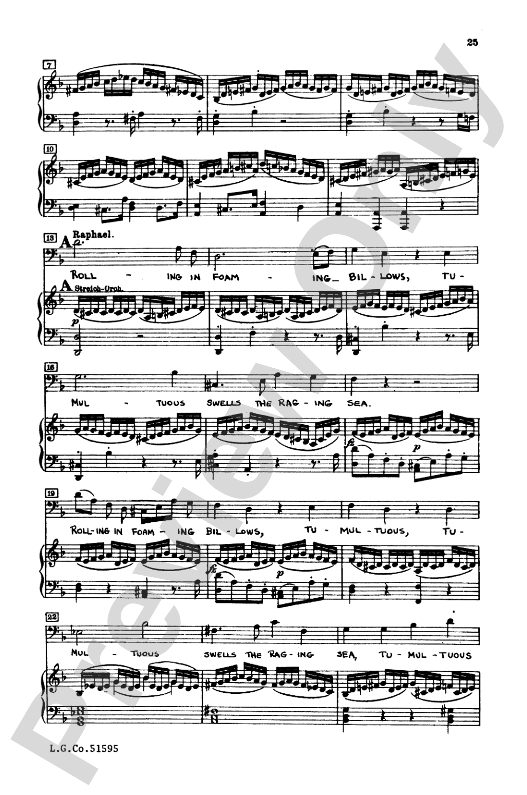 The Creation: SATB Choral Book