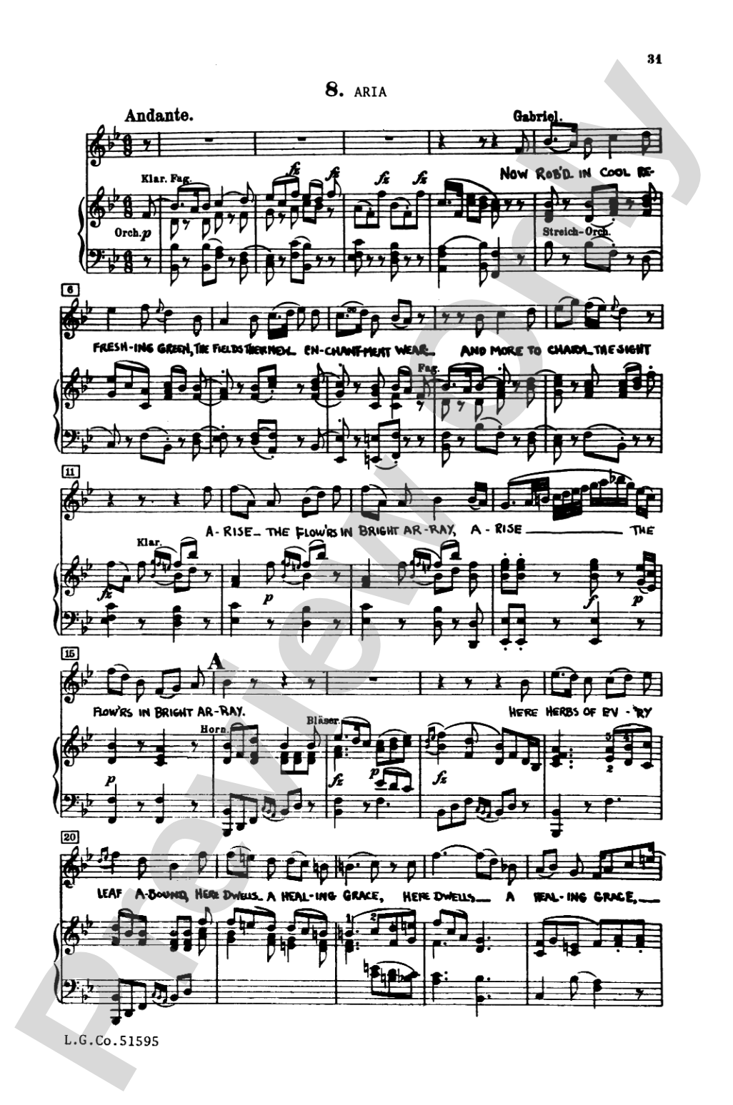 The Creation: SATB Choral Book