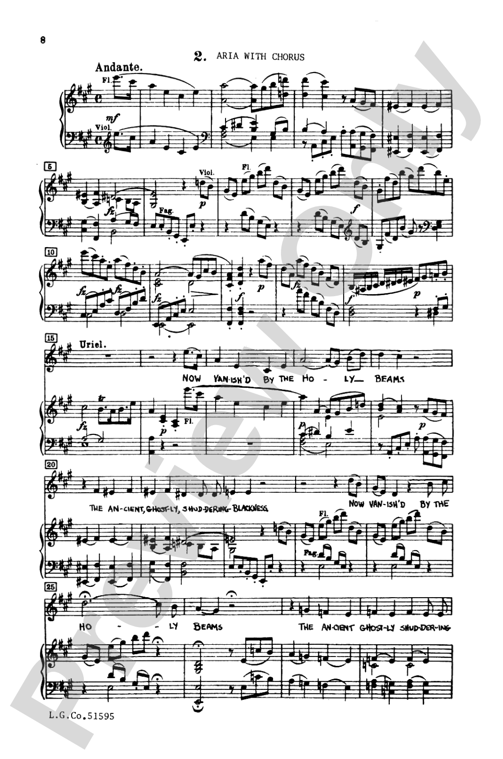 The Creation: SATB Choral Book