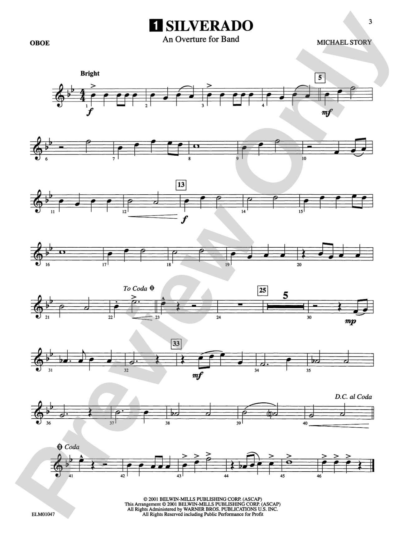 Belwin Beginning Band, Book One (featuring the works of Michael Story): Concert Band