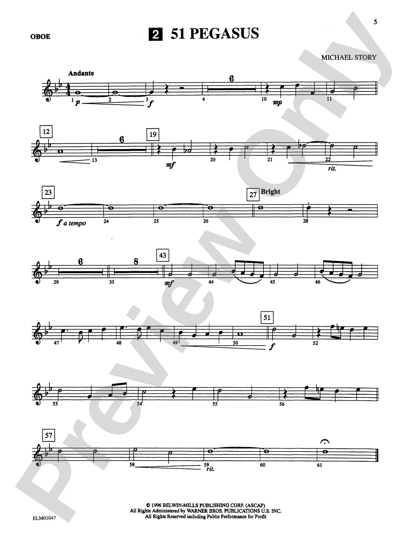 Belwin Beginning Band, Book One (featuring the works of Michael Story): Concert Band