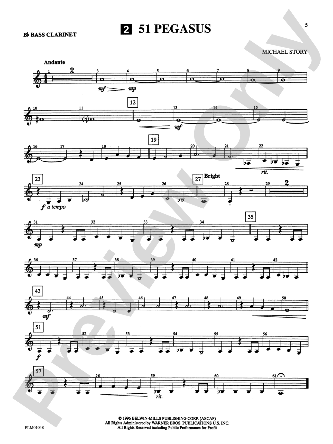 Belwin Beginning Band, Book One (featuring the works of Michael Story): Concert Band