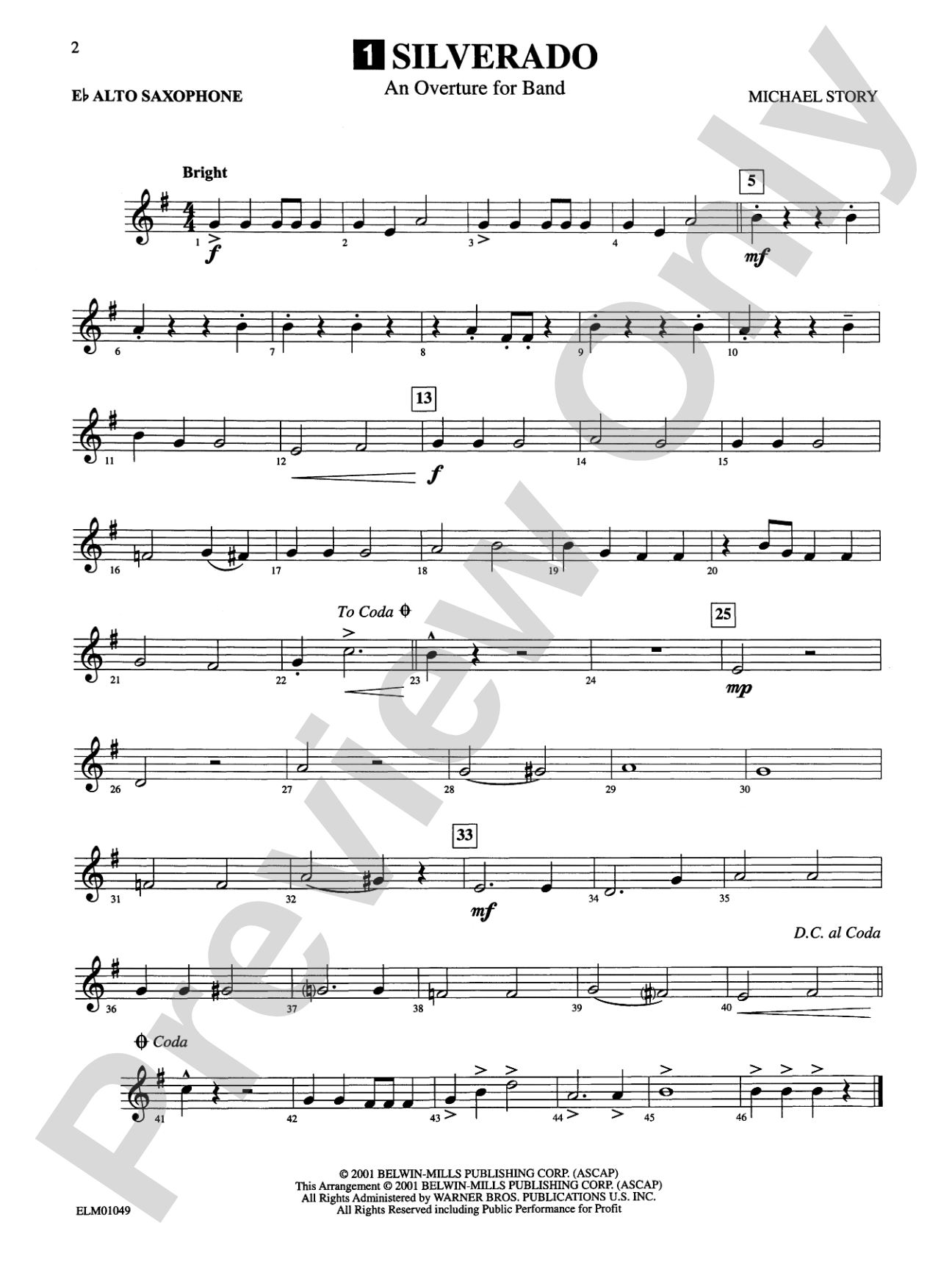 Belwin Beginning Band, Book One (featuring the works of Michael Story): Concert Band