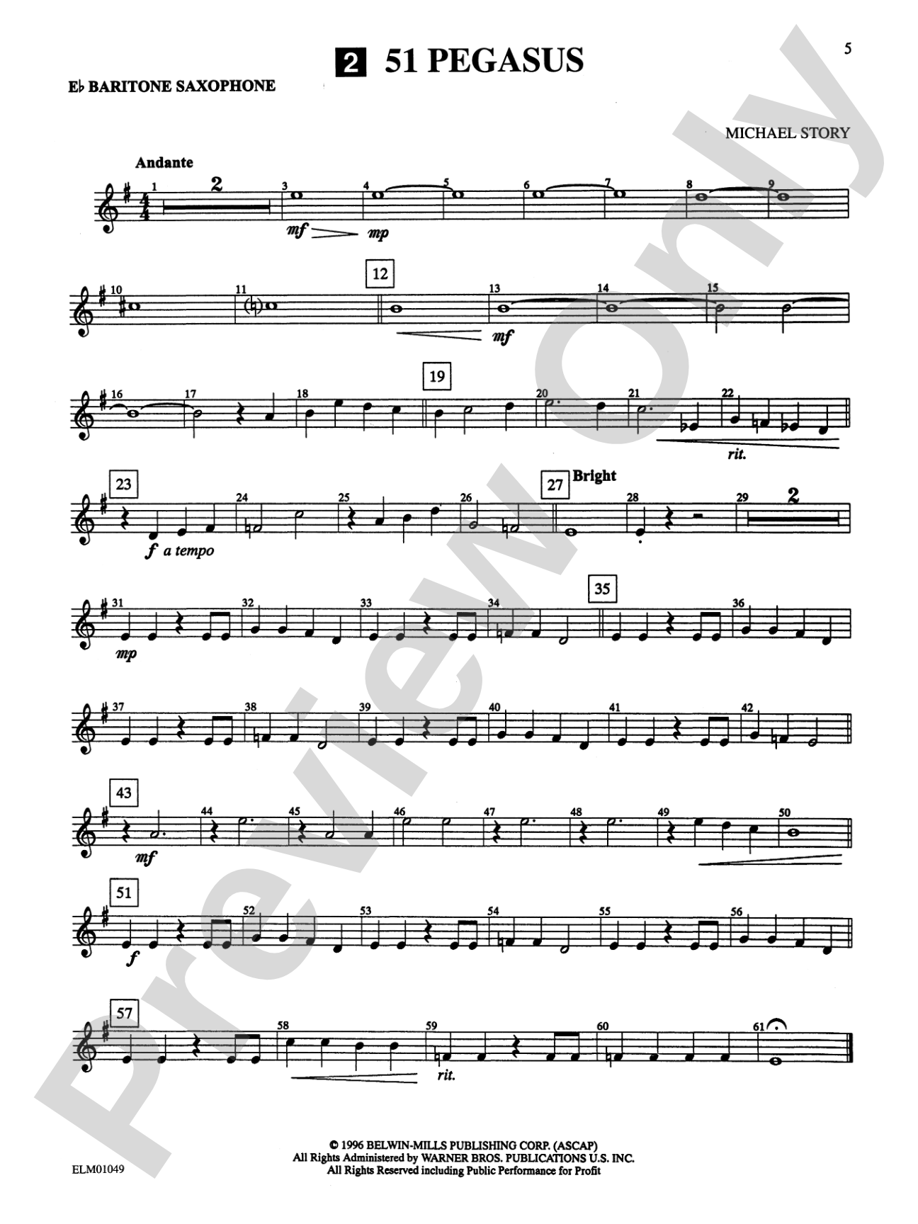 Belwin Beginning Band, Book One (featuring the works of Michael Story): Concert Band