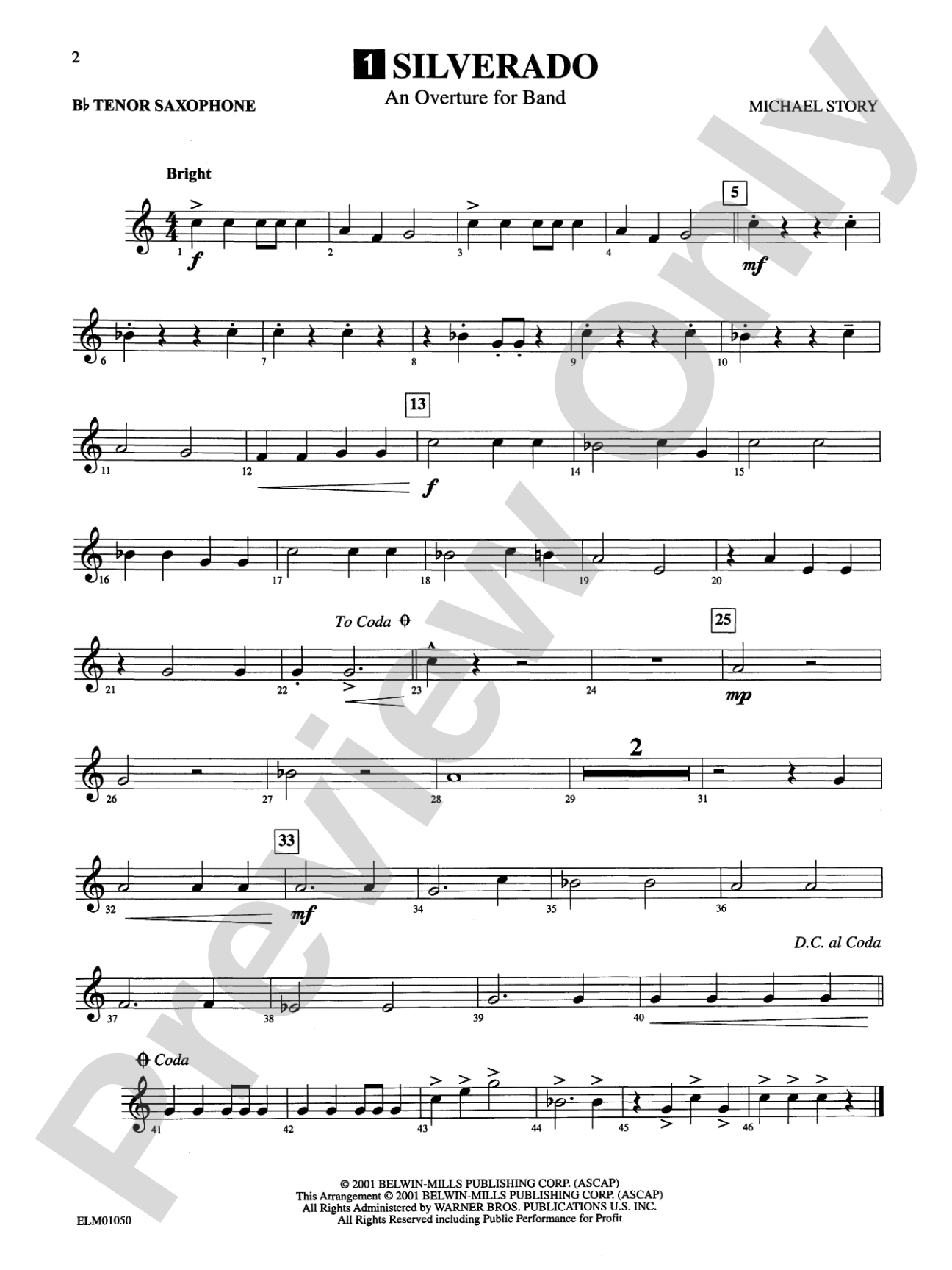 Belwin Beginning Band, Book One (featuring the works of Michael Story): Concert Band
