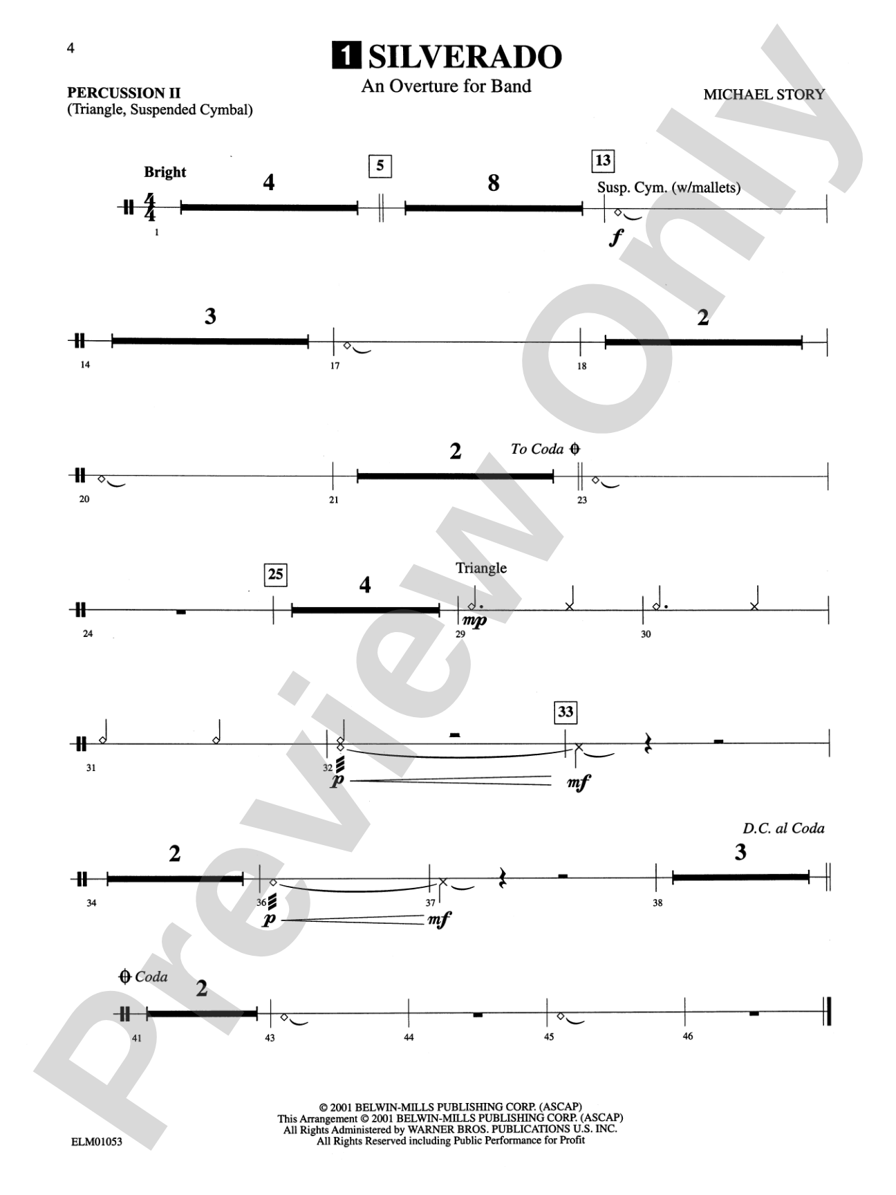 Belwin Beginning Band, Book One (featuring the works of Michael Story): Concert Band