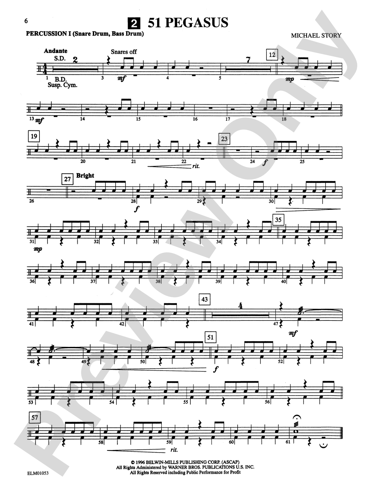 Belwin Beginning Band, Book One (featuring the works of Michael Story): Concert Band