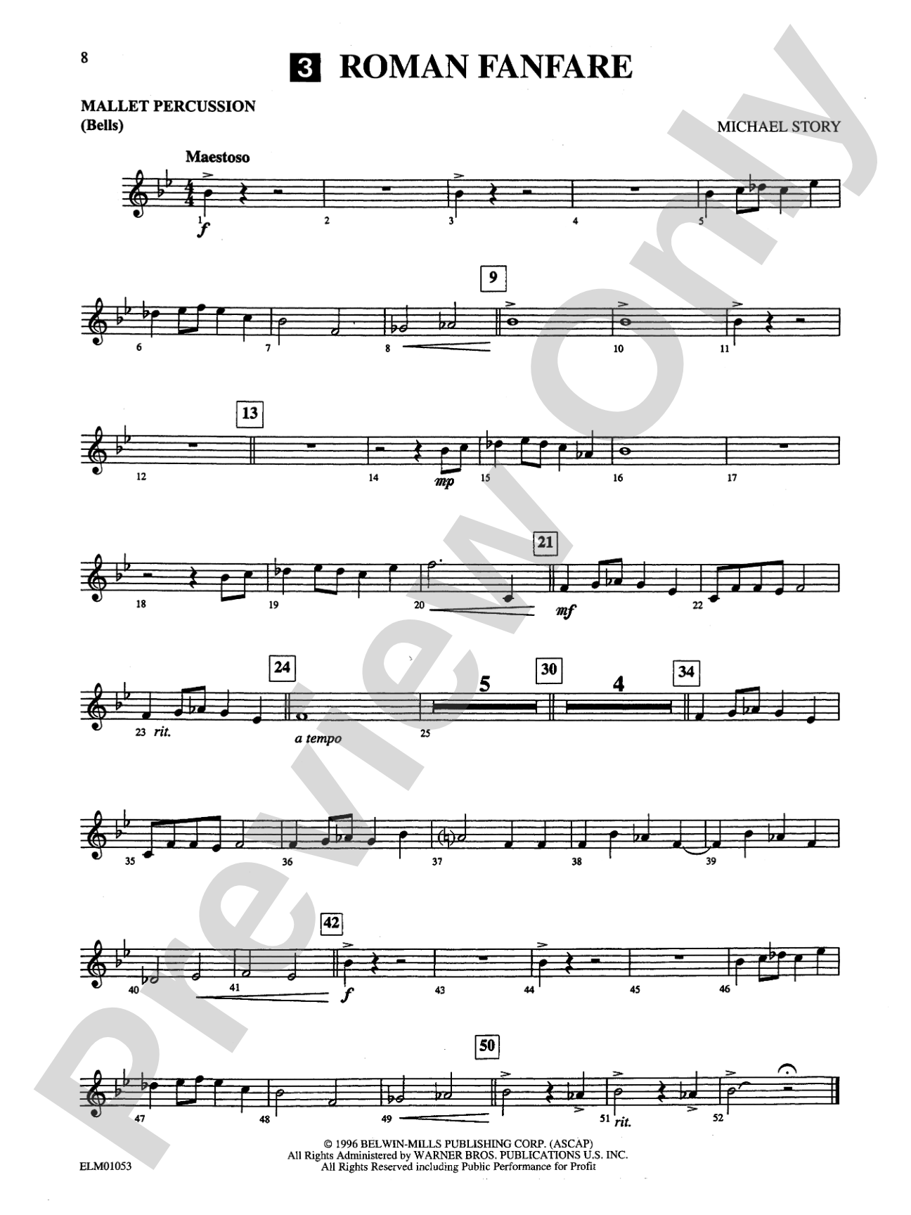 Belwin Beginning Band, Book One (featuring the works of Michael Story): Concert Band
