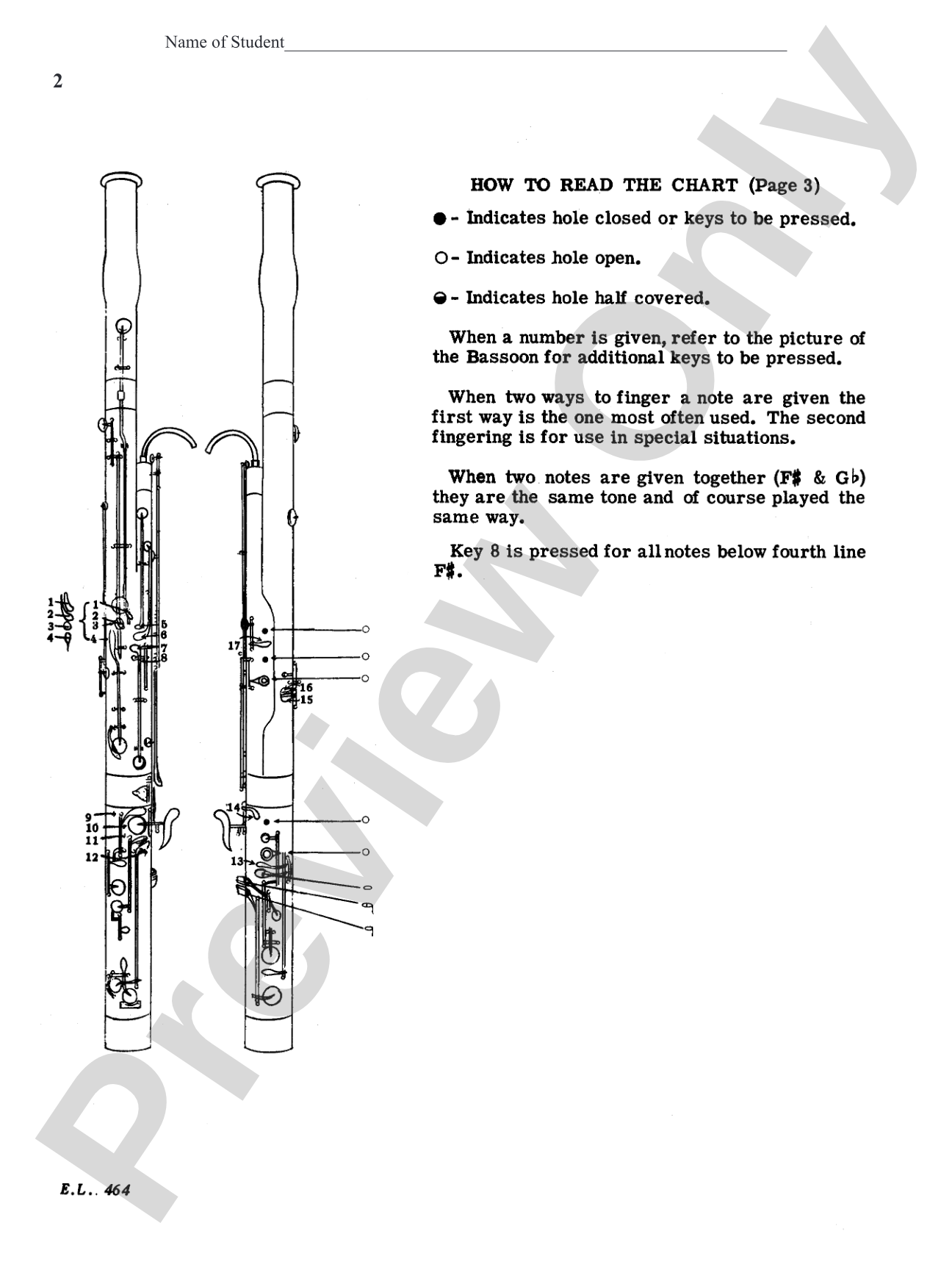 Bassoon Note Speller: Concert Band