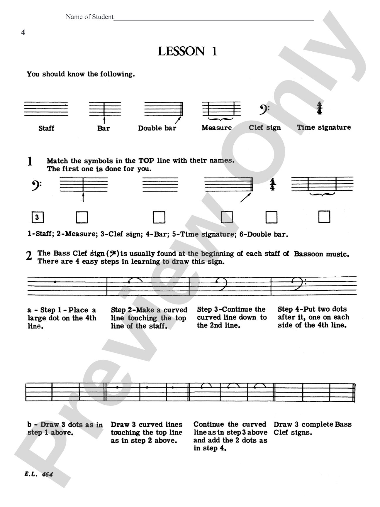 Bassoon Note Speller: Concert Band