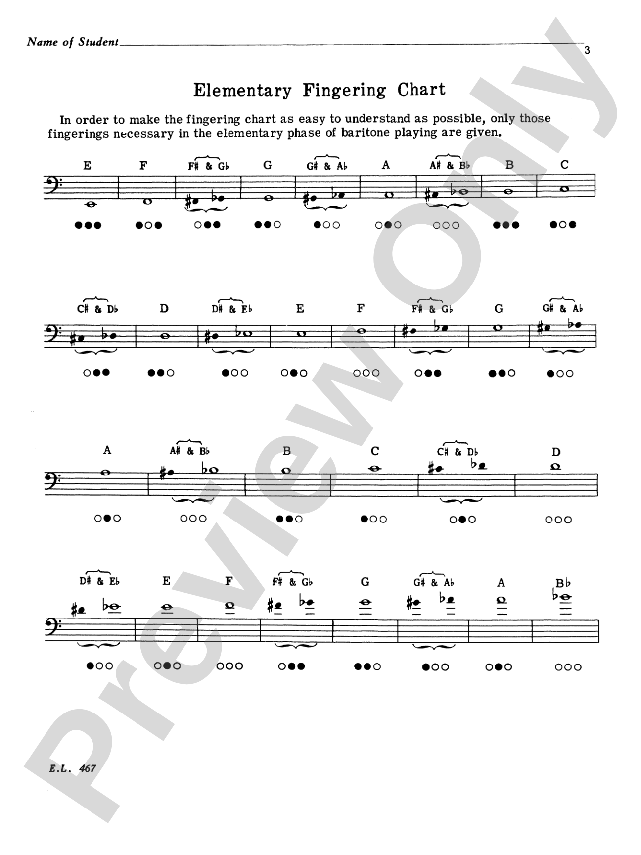 Baritone B.C. Note Speller: Concert Band
