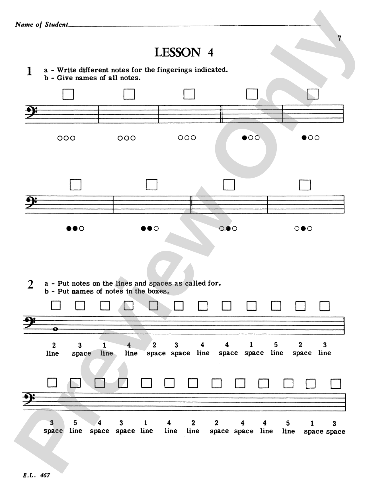 Baritone B.C. Note Speller: Concert Band