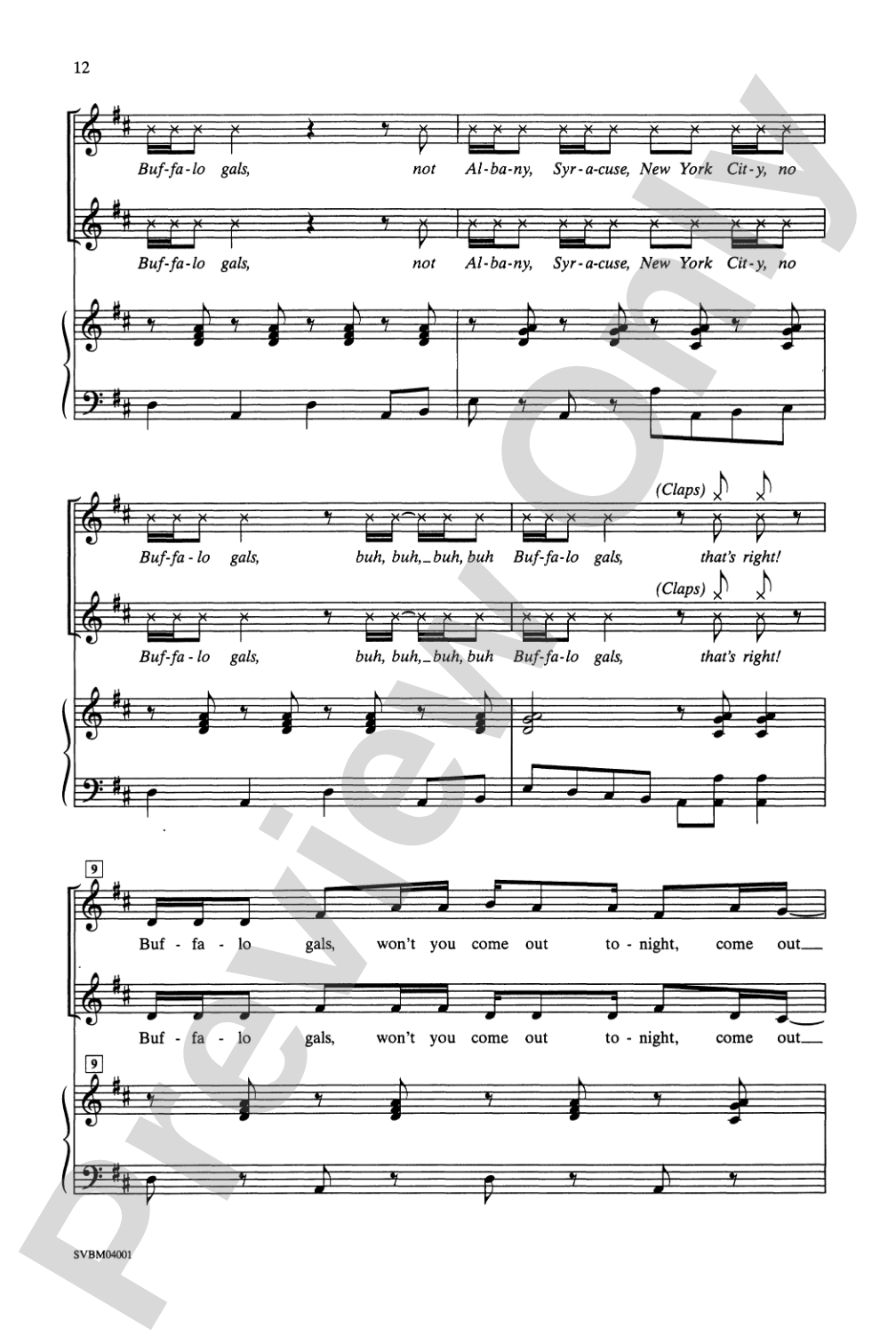 For the Boys: A Collection of Songs for Boys' Voices: 2-Part Choral Book