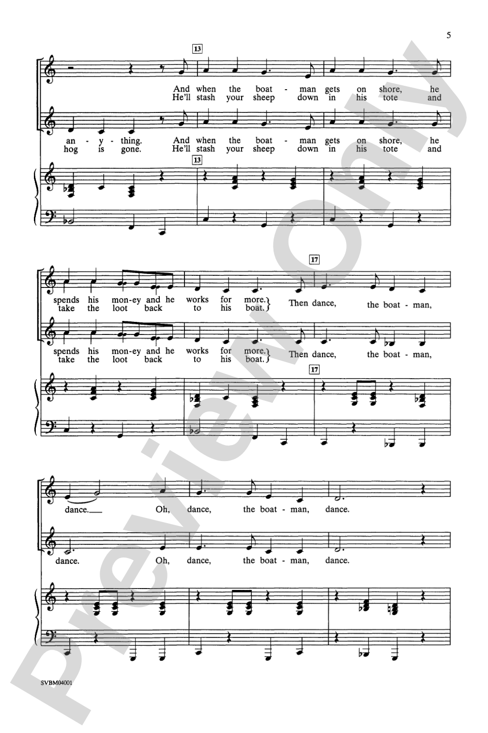 For the Boys: A Collection of Songs for Boys' Voices: 2-Part Choral Book