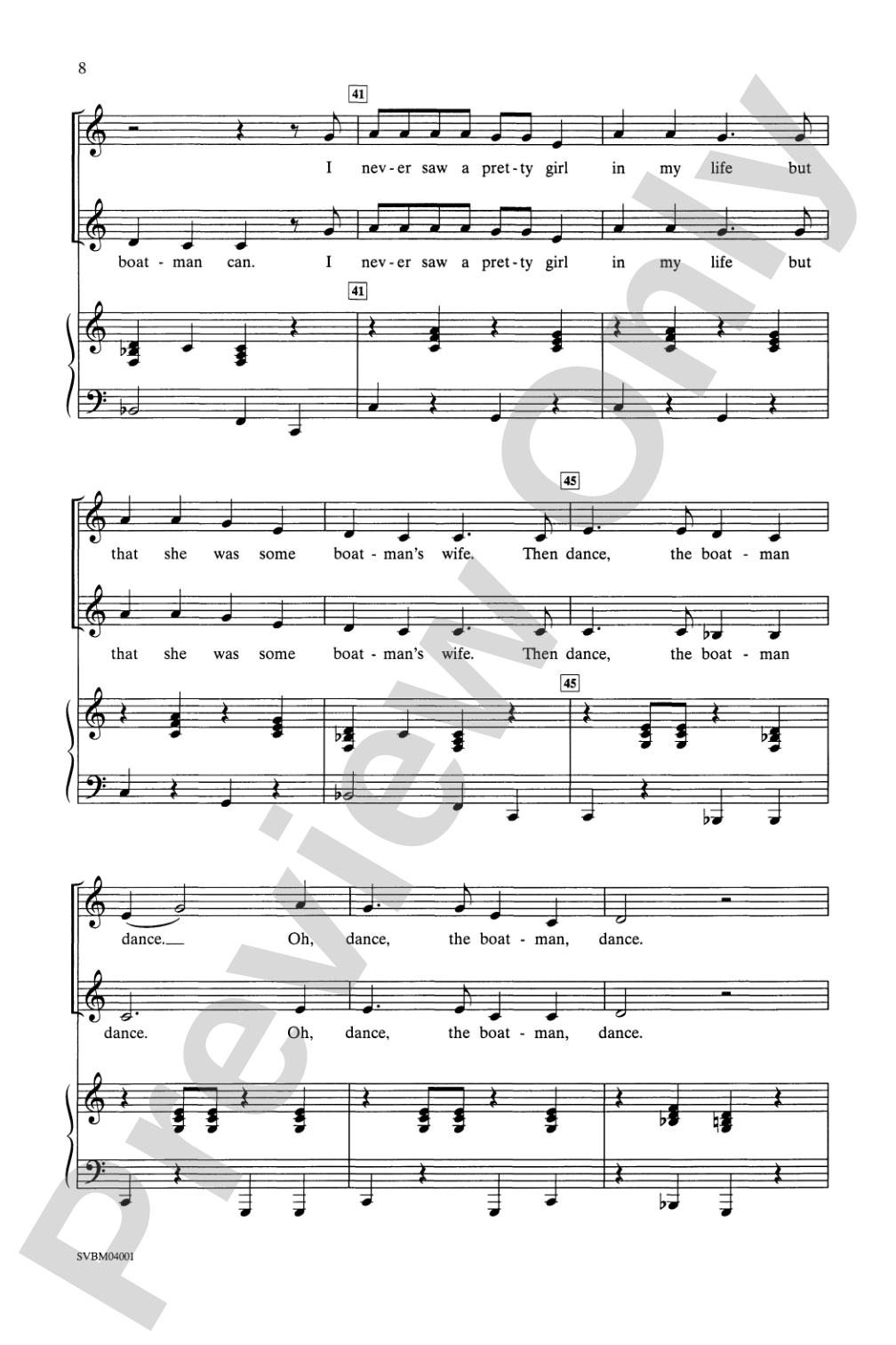 For the Boys: A Collection of Songs for Boys' Voices: 2-Part Choral Book