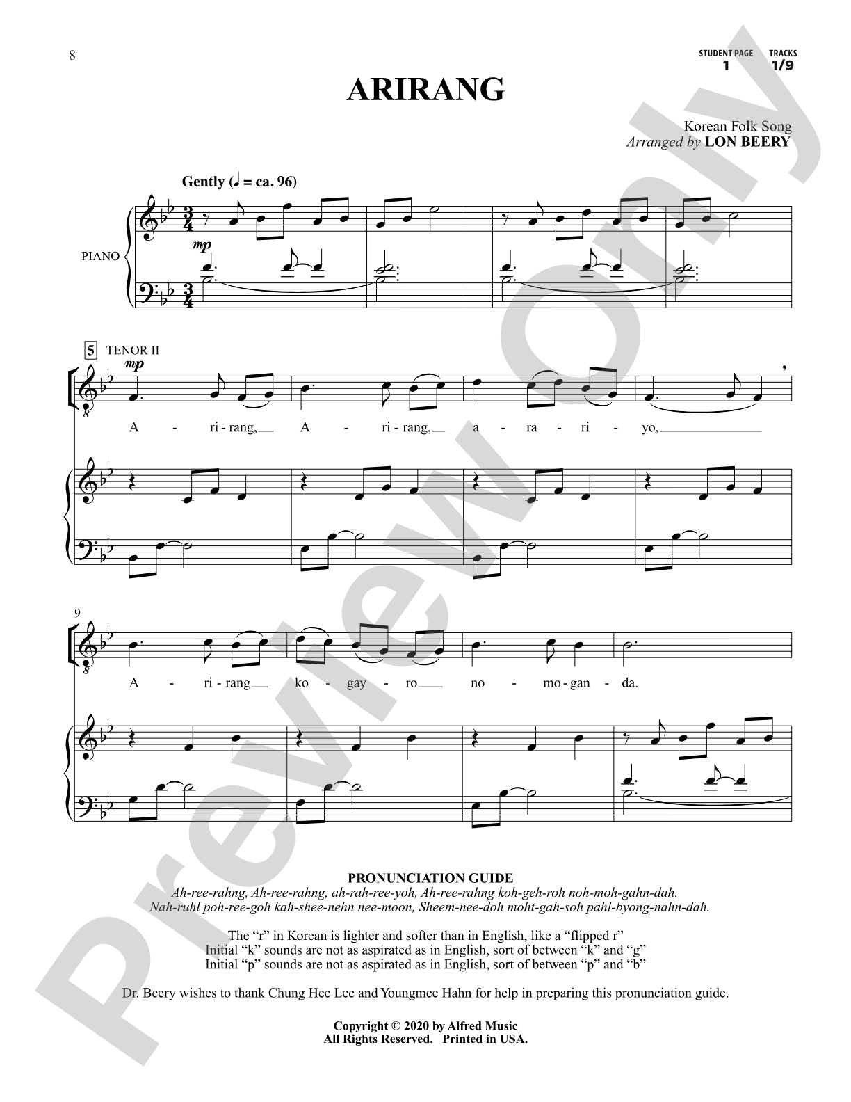 The Cambiata Collection: Range-Ready Repertoire for Developing TTB Choirs: Book & Online PDF/Audio