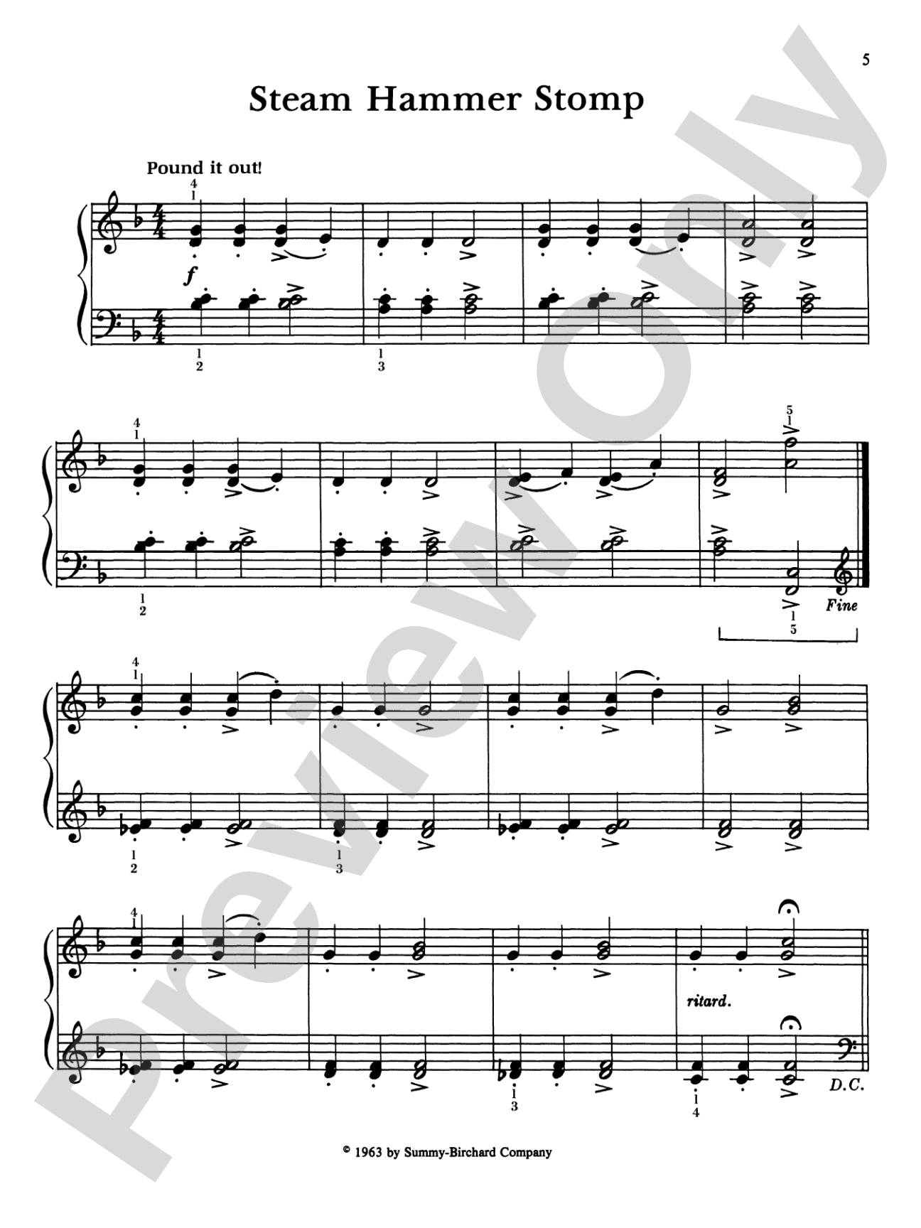 Supplementary Solos, Level 1: Piano