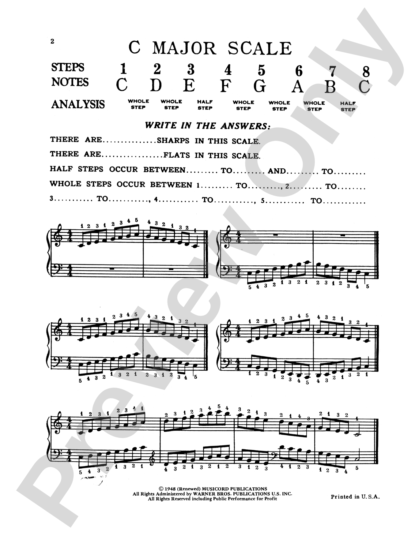 Scales and Chords Are Fun, Book 1 (Major): Selected Studies: Piano