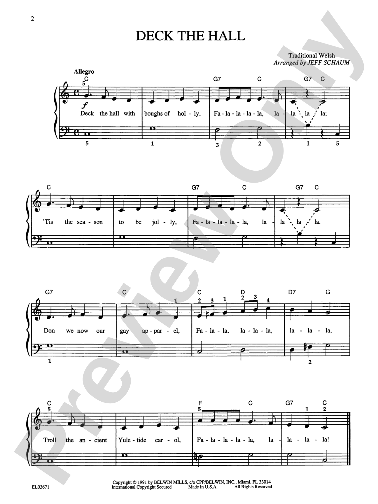 Schaum Christmas, A: The Red Book: Piano