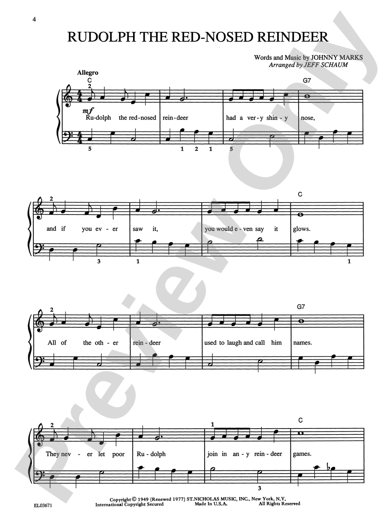 Schaum Christmas, A: The Red Book: Piano