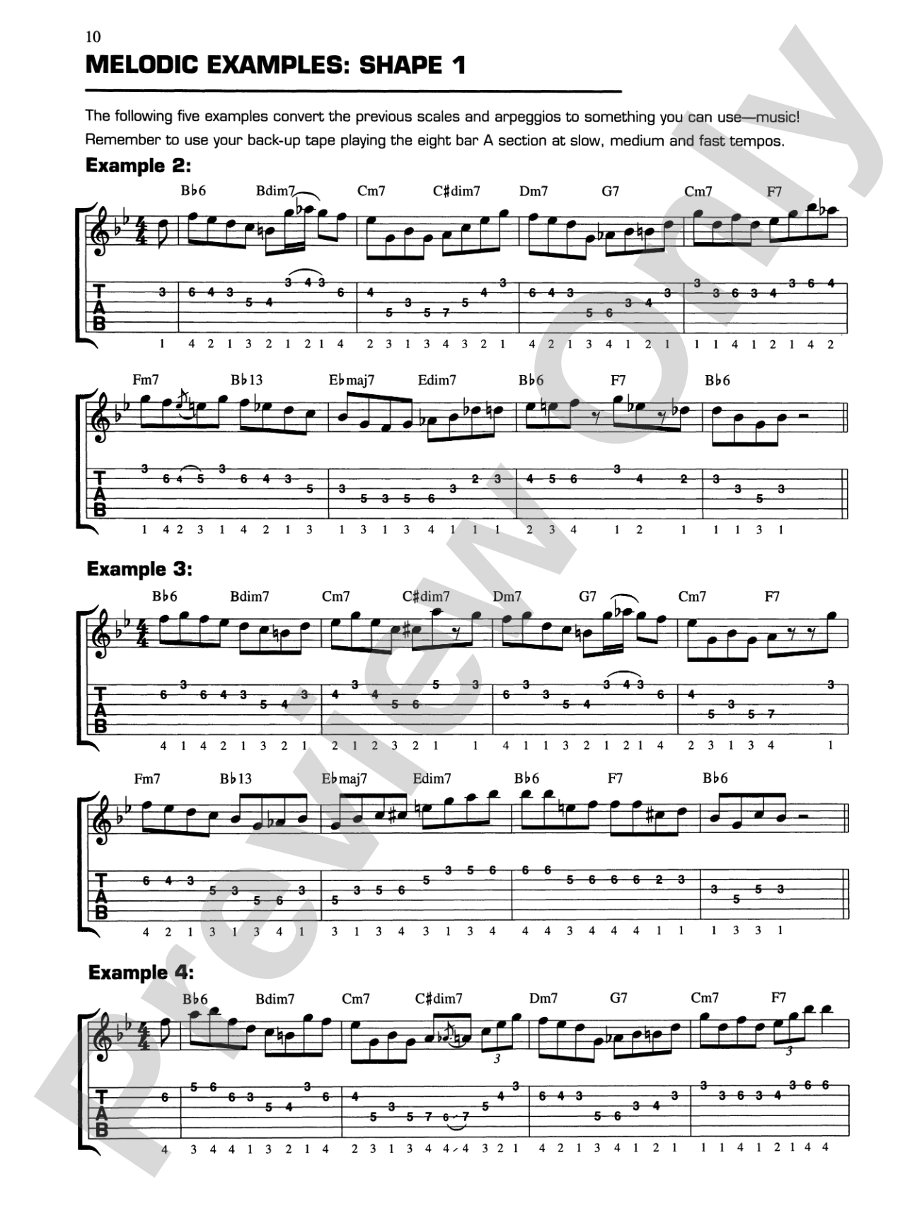 The Herb Ellis Jazz Guitar Method: Rhythm Shapes