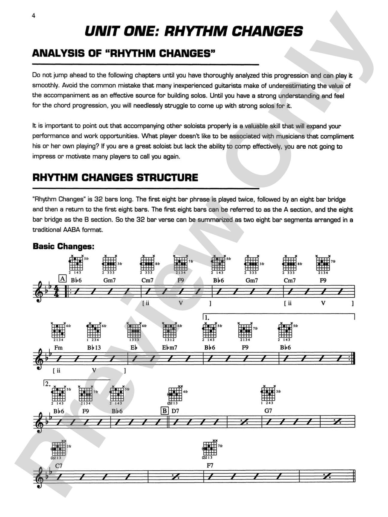 The Herb Ellis Jazz Guitar Method: Rhythm Shapes