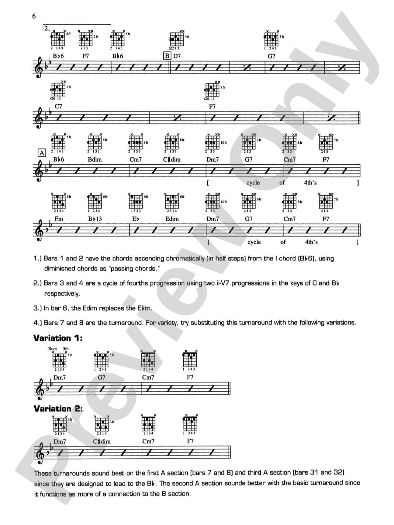 The Herb Ellis Jazz Guitar Method: Rhythm Shapes