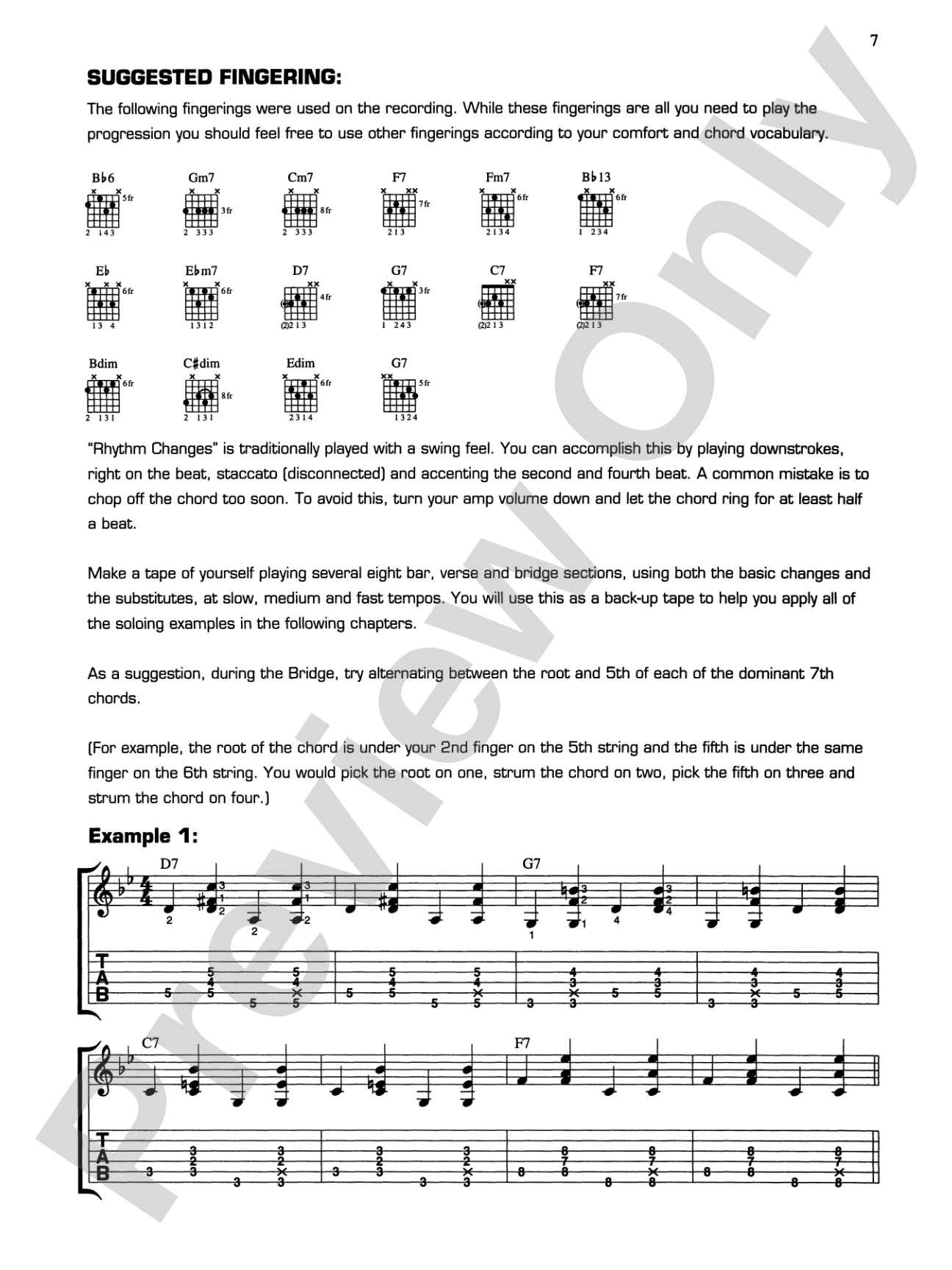 The Herb Ellis Jazz Guitar Method: Rhythm Shapes