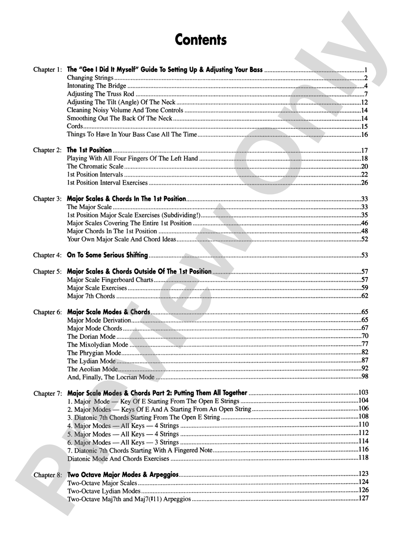 Serious Electric Bass: The Bass Player's Complete Guide to Scales and Chords