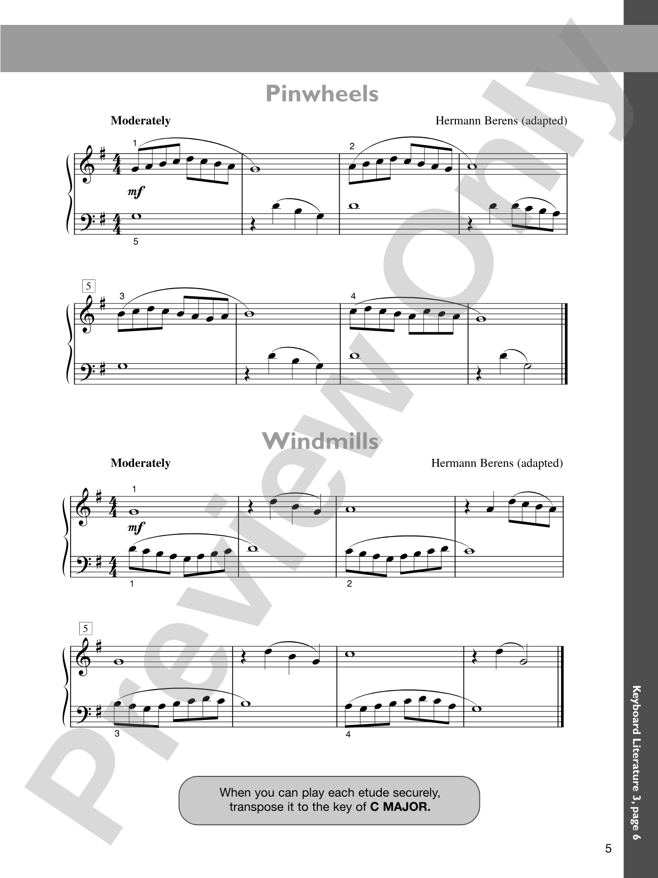 The Music Tree: Keyboard Technic, Part 3: Piano