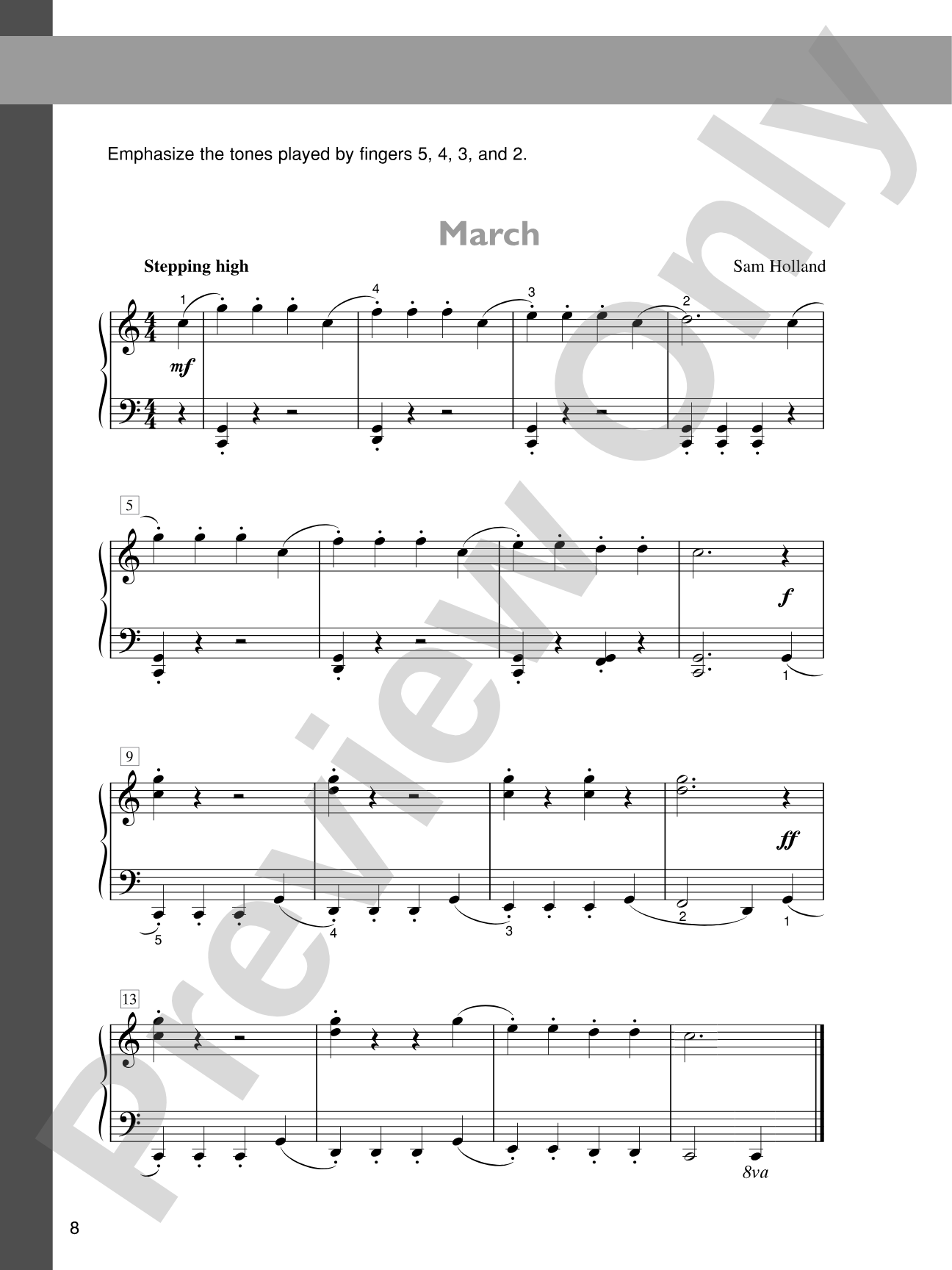 The Music Tree: Keyboard Technic, Part 3: Piano