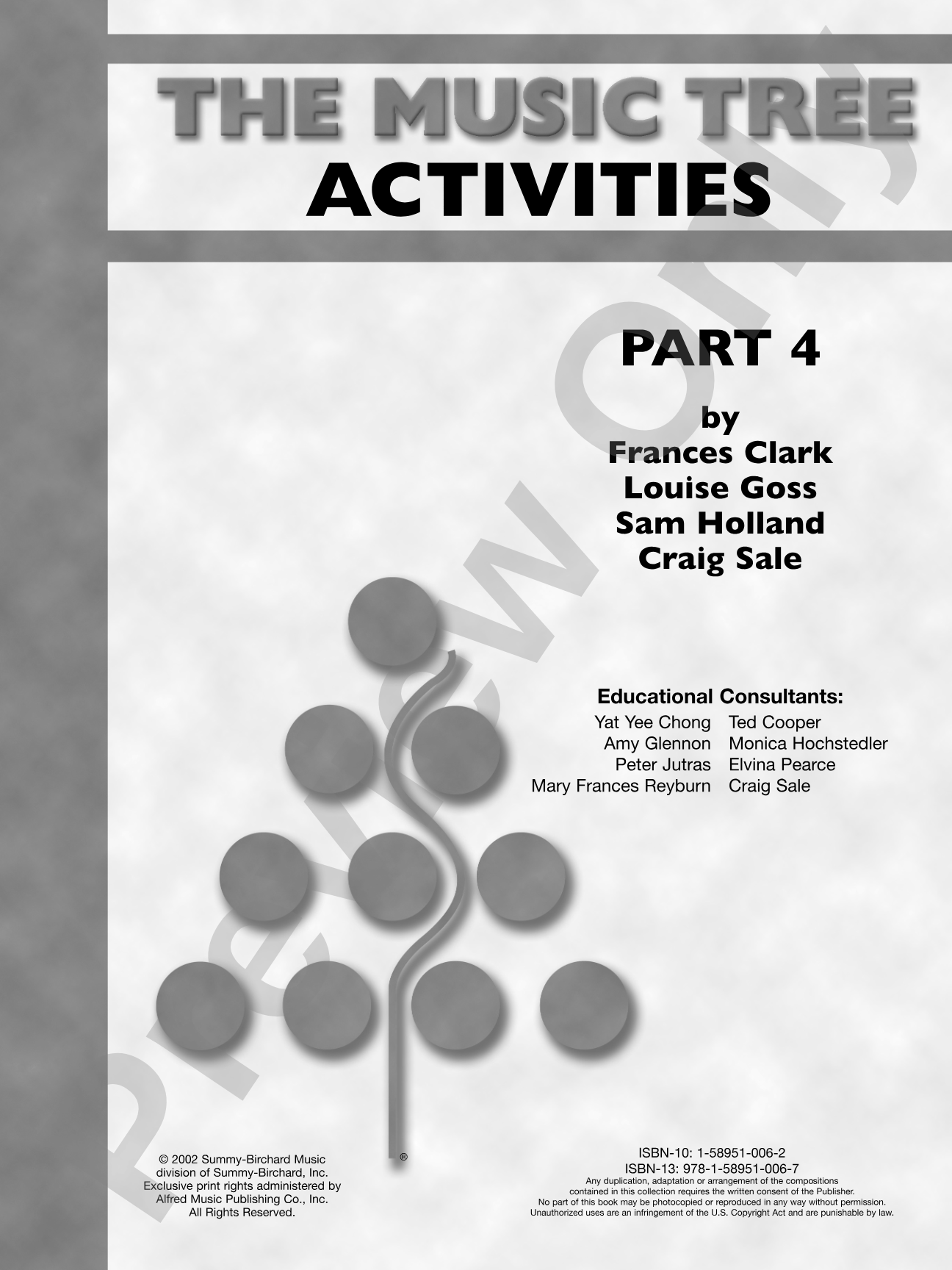 The Music Tree: Activities Book, Part 4: Piano