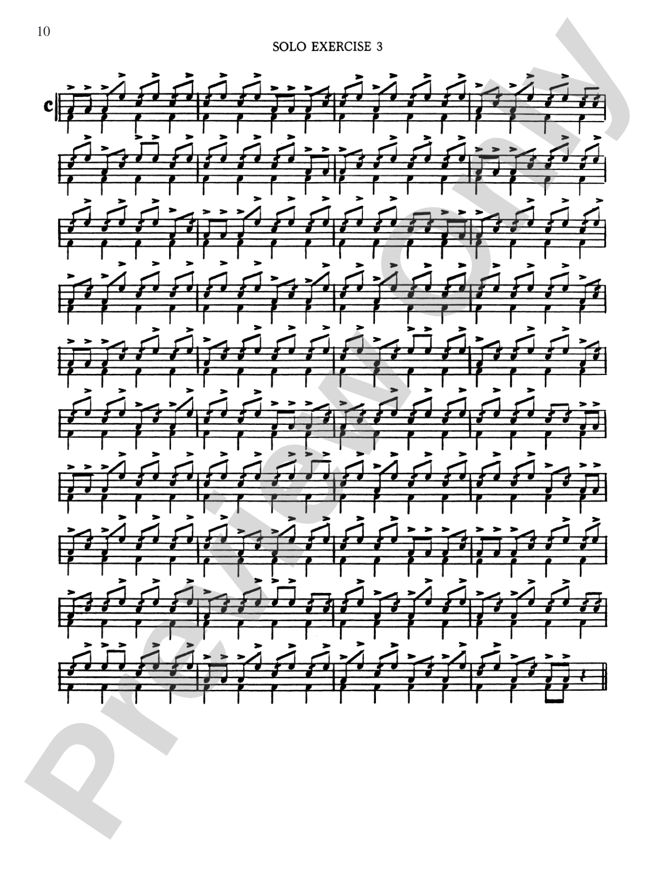 Syncopation and Rolls for the Drum Set