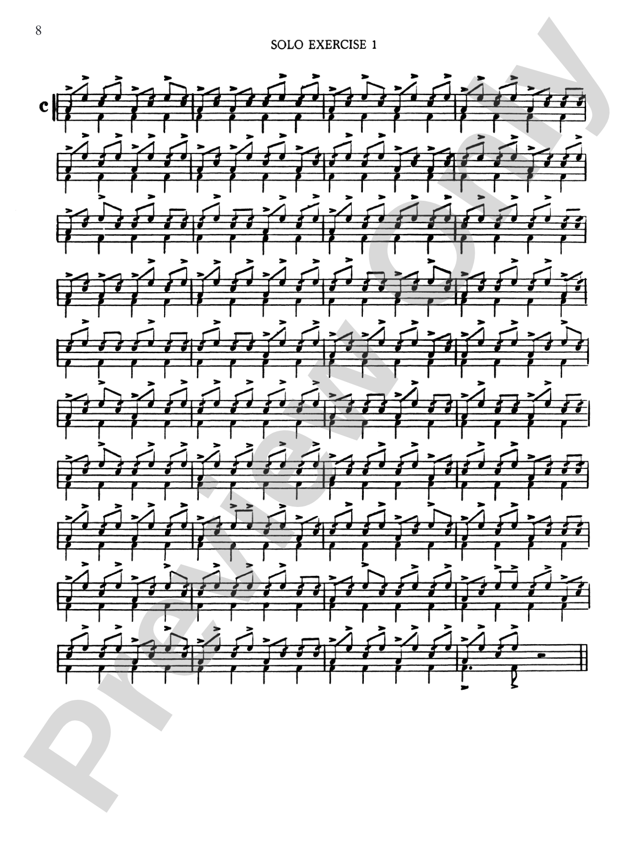 Syncopation and Rolls for the Drum Set